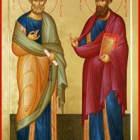 Сегодня праздник в честь святых апостолов Христа Петра и Павла